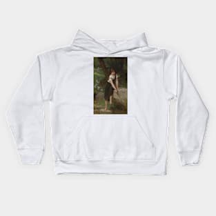 Goose Girl by Emile Munier Kids Hoodie